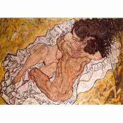 Egon Schiele, El Abrazo. Desnudos